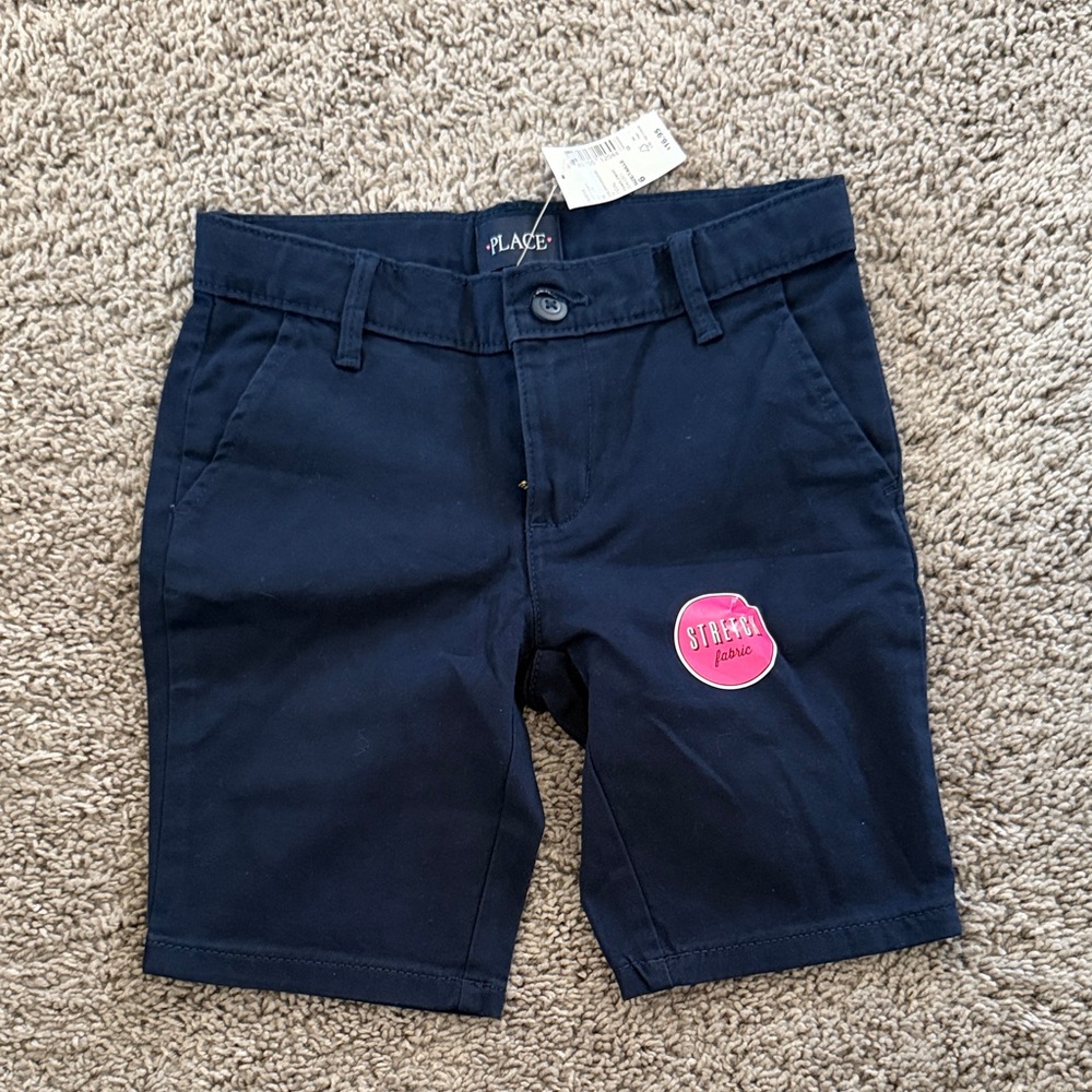 The Children's Place Navy Blue Girls school uniform Shorts
